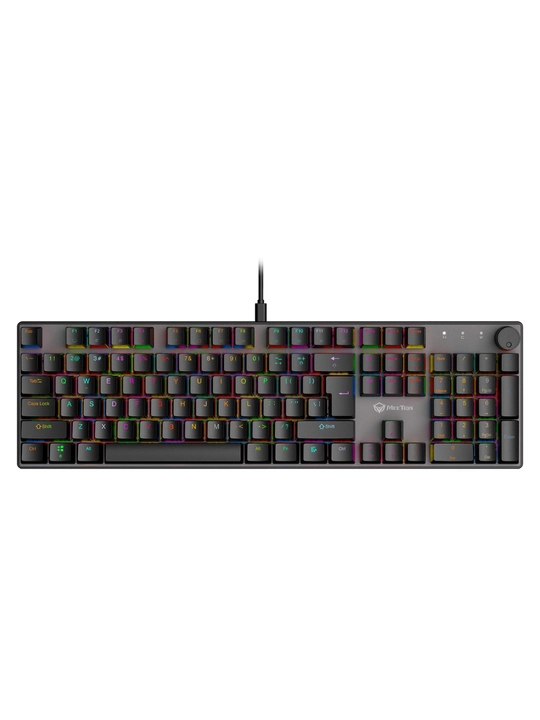 Mexanik  o'yin klaviaturasi MK009 Pro,MeeTion, 104 tugma, geymerlar uchun, RGB yoritgichli