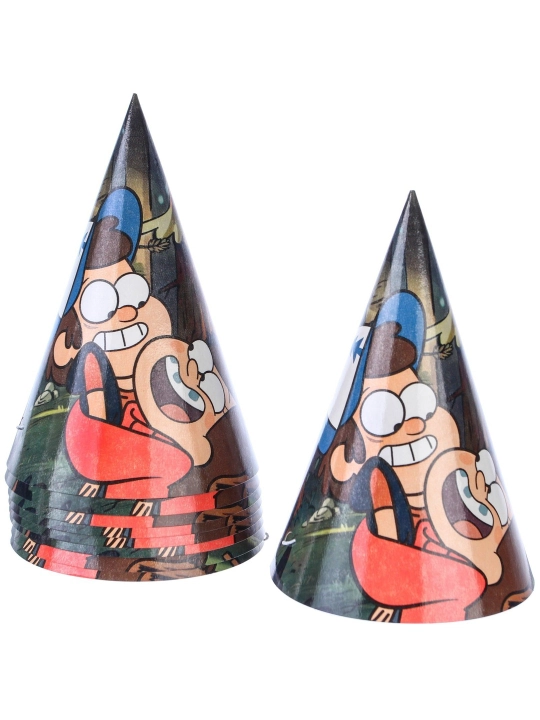 6 kishilik qog'oz dasturxon to'plami "Tug'ilgan kuningiz bilan", Gravity Falls
