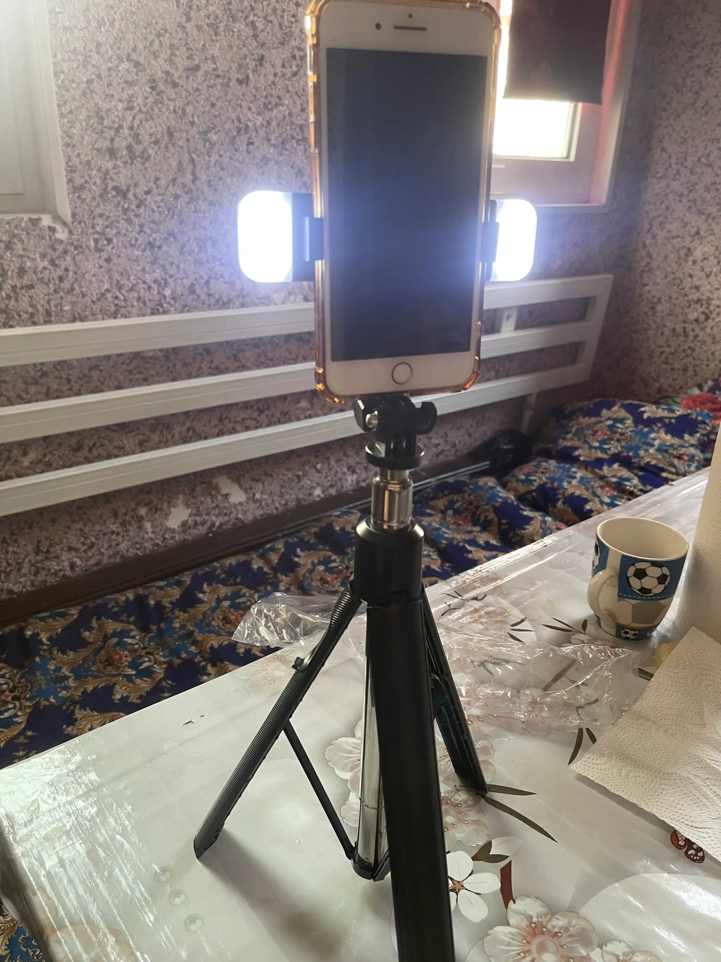 Штатив для телефона, 170 см, 4 в 1, с LED и Bluetooth: трипод, монопод, селфи