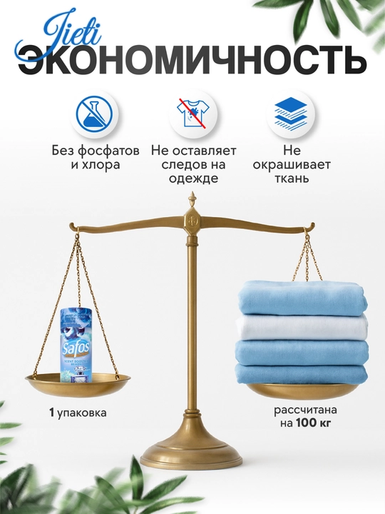 Кондиционер-парфюм для белья Safos Scent, гранулы для стирки, стойкий аромат