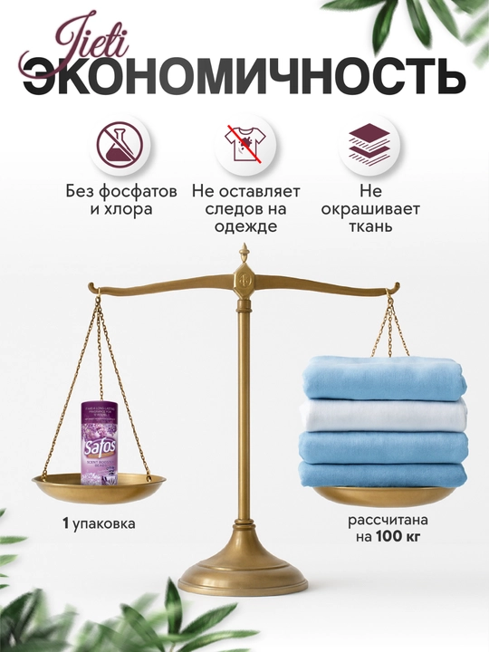 Кондиционер-парфюм для белья Safos Scent, гранулы для стирки, стойкий аромат