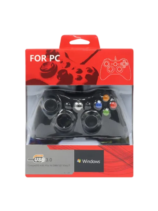 Kompyuter uchun simli geympad (Windows), USB 3.0, Dual Shock - 