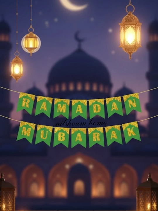 Ramadan Muborak bayram bezaklari
