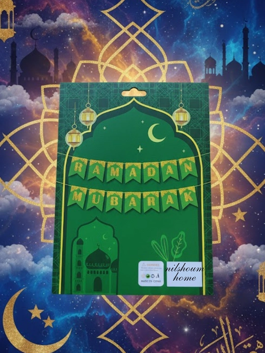 Ramadan Muborak bayram bezaklari