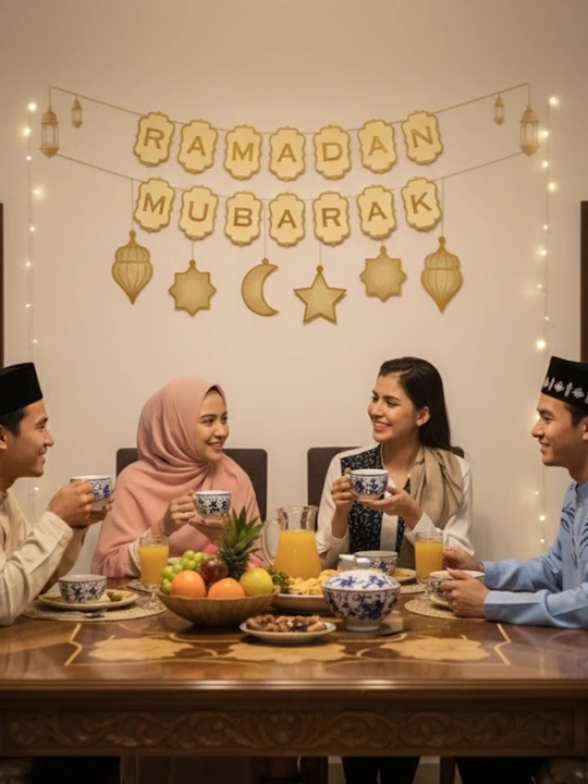 Ramadan Muborak bayram bezaklari