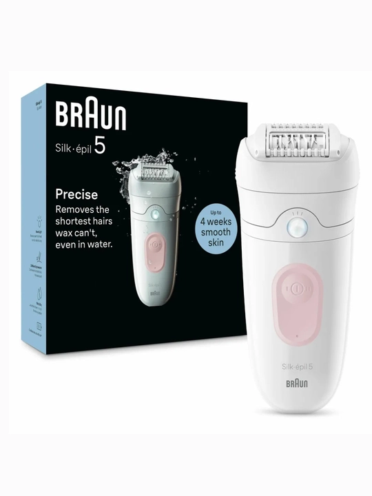 Braun Эпилятор Silk-epil SE7 7060 Senso smart 2-в-1, беспроводной, влажный и сухой SE7060