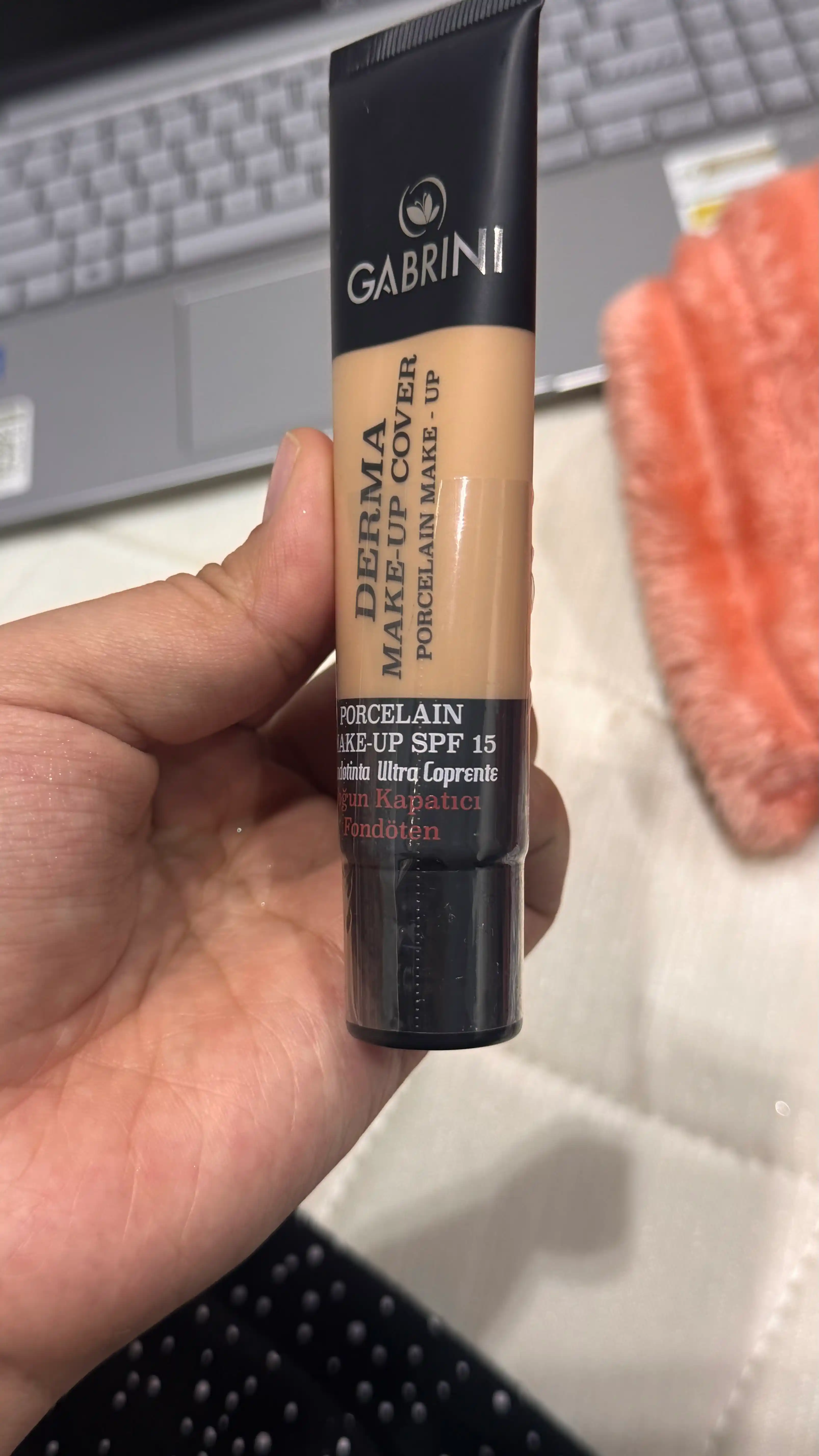 Matlovchi Gabrini Drema tonal krem, makiyaj ostiga most keluvchi, tonal krem SPF 15, 40 ml