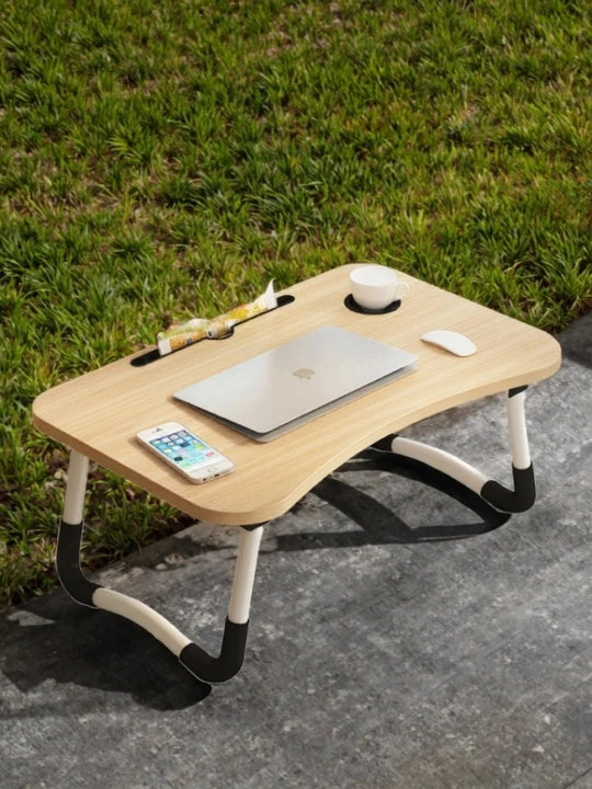 Ko'chma yig'iladigan stol parta, noutbuk, planshet, telefon, dars uchun