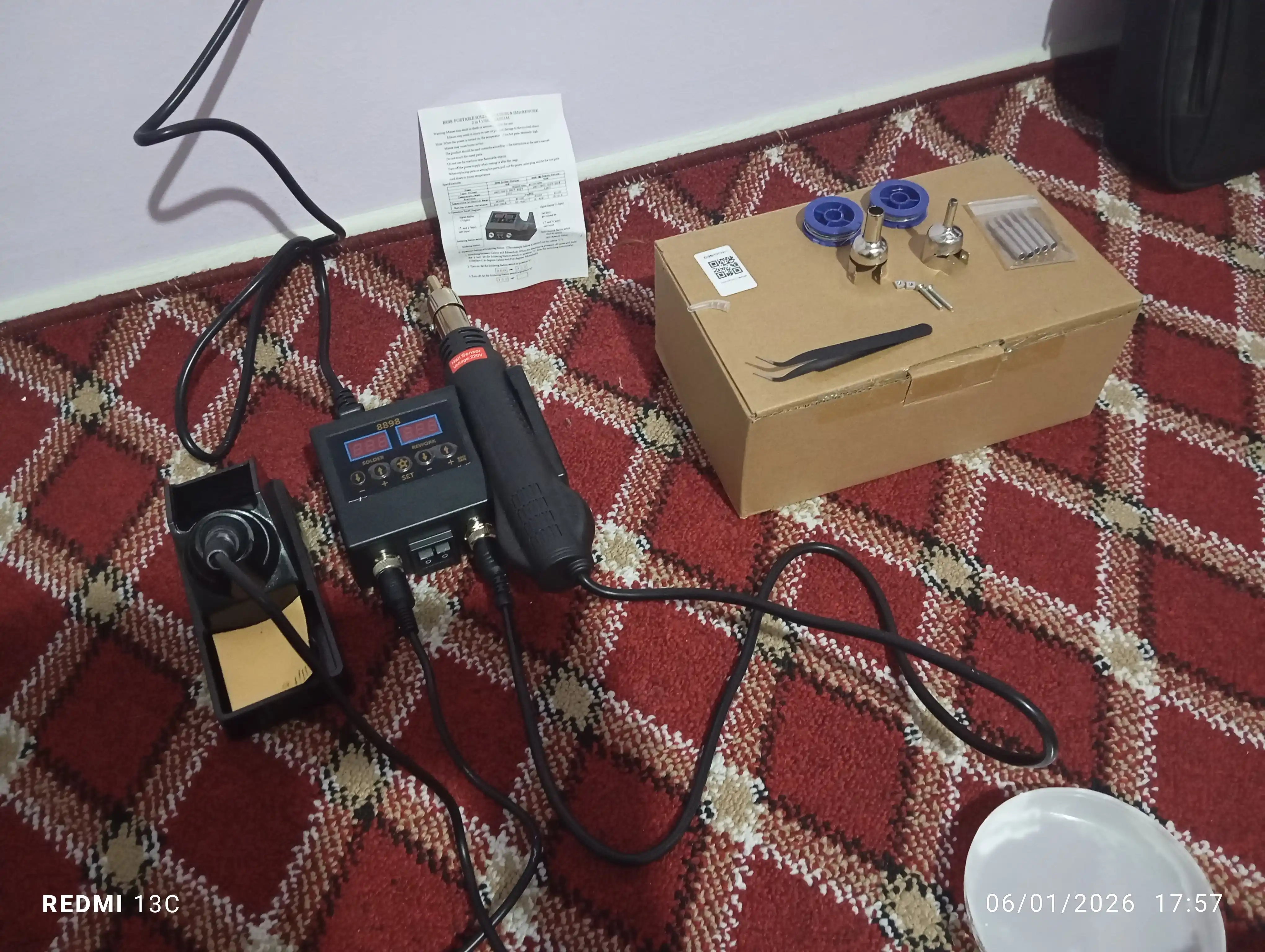 Паяльная станция , паяльный набор