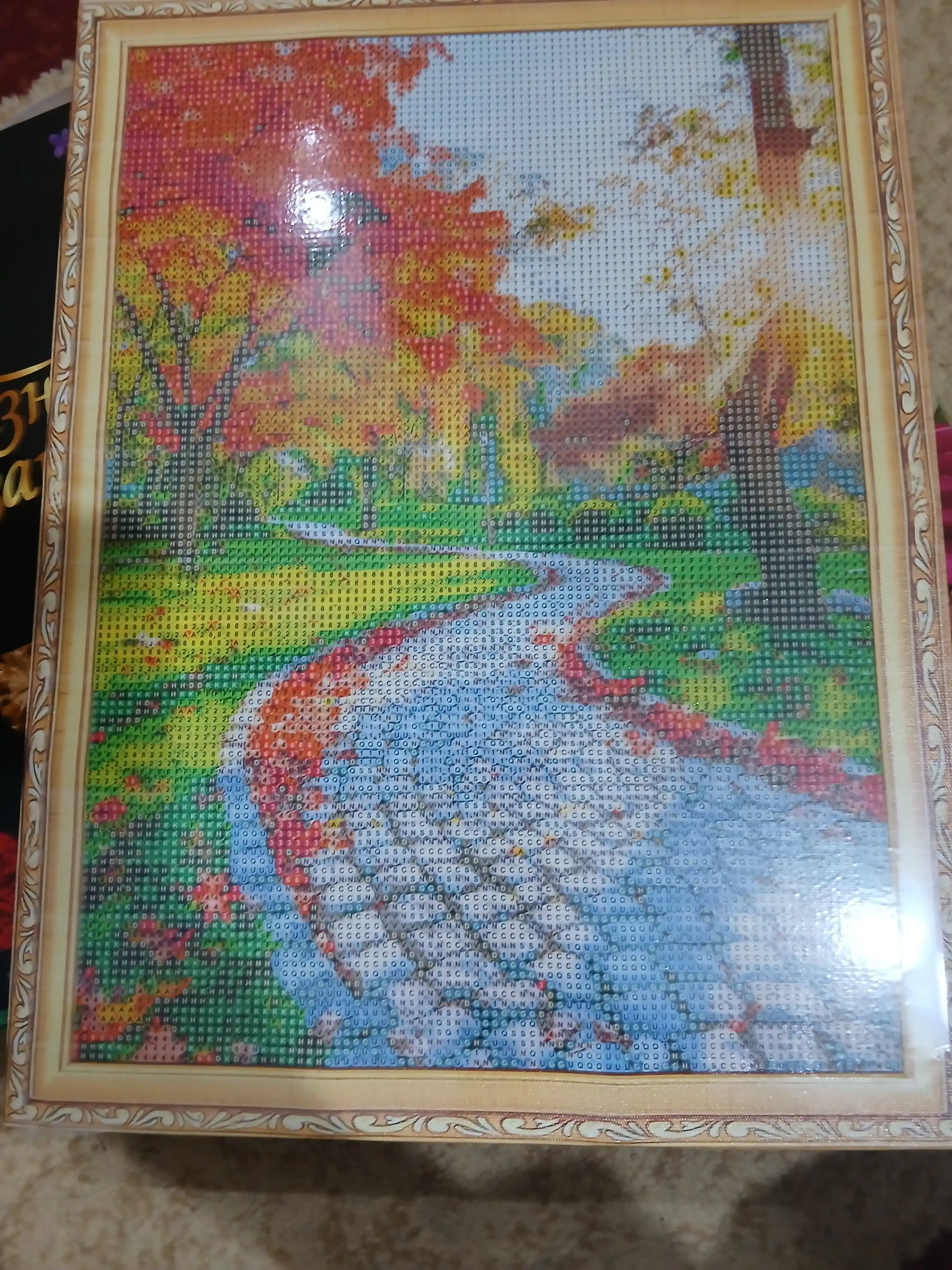 Алмазная мозаика по теме "ПЕЙЗАЖ", холст на подрамнике, 30*40 см