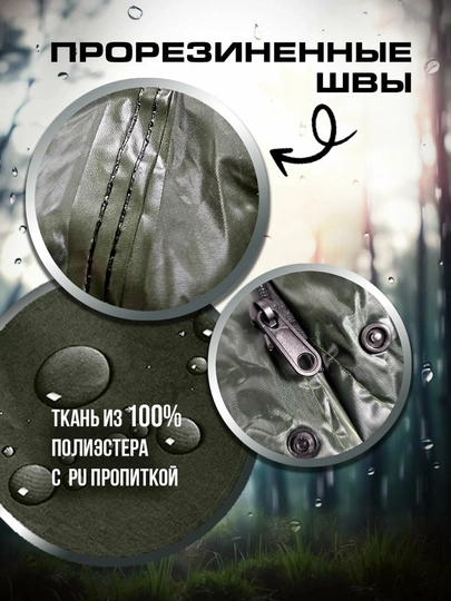 Водонепроницаемая одежда, плащ дождевик