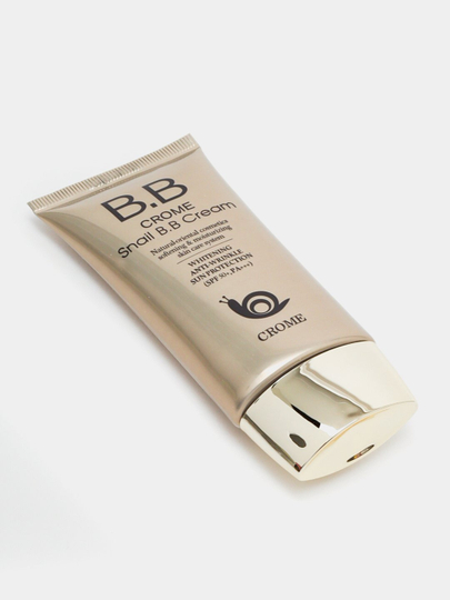Crome Snail BB ream SPF 50+, 50 ml — ko‘p funksiyali, tonal krem, BB krem, yuz uchun krem