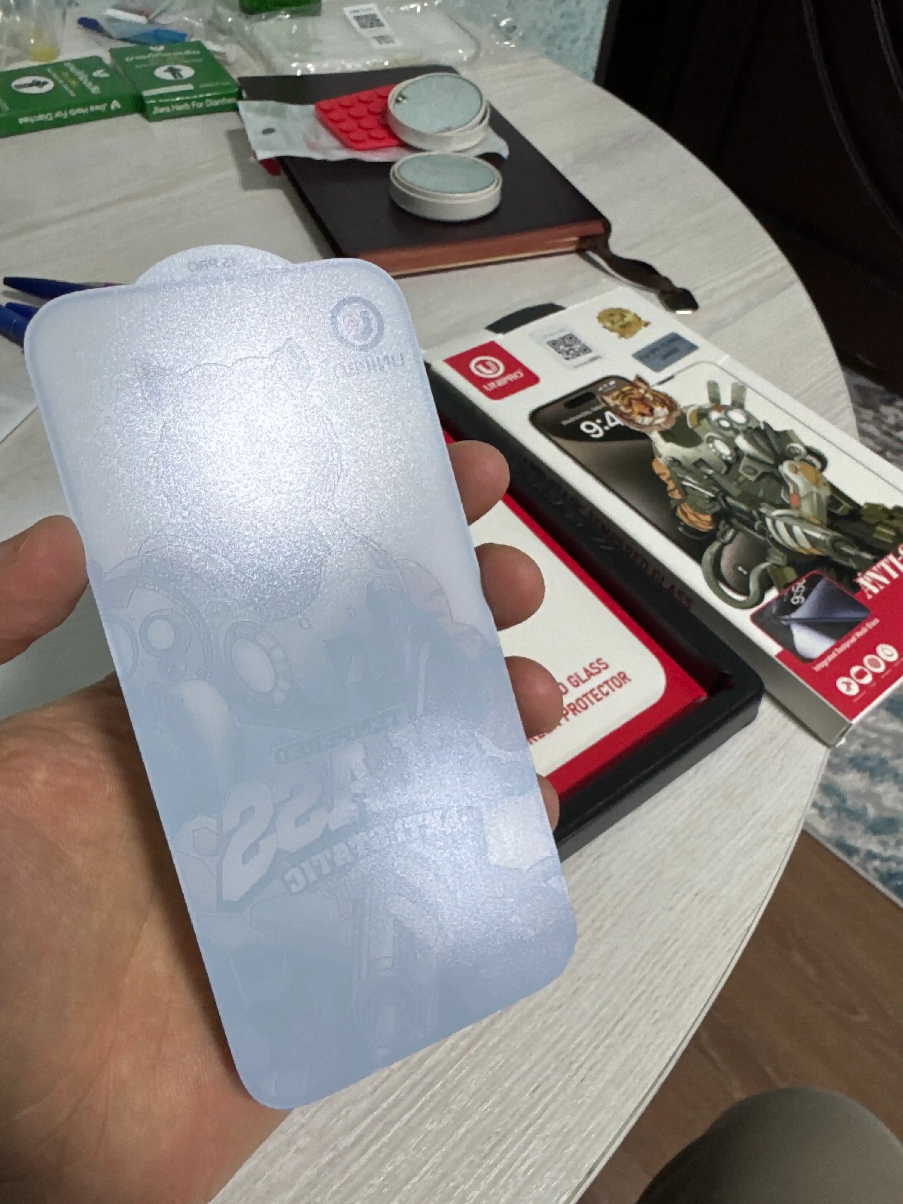 Himoya oynasi Tempered iPhone XS, 11, XR, 12, 13, 14, 15, Pro, Pro Мax uchun