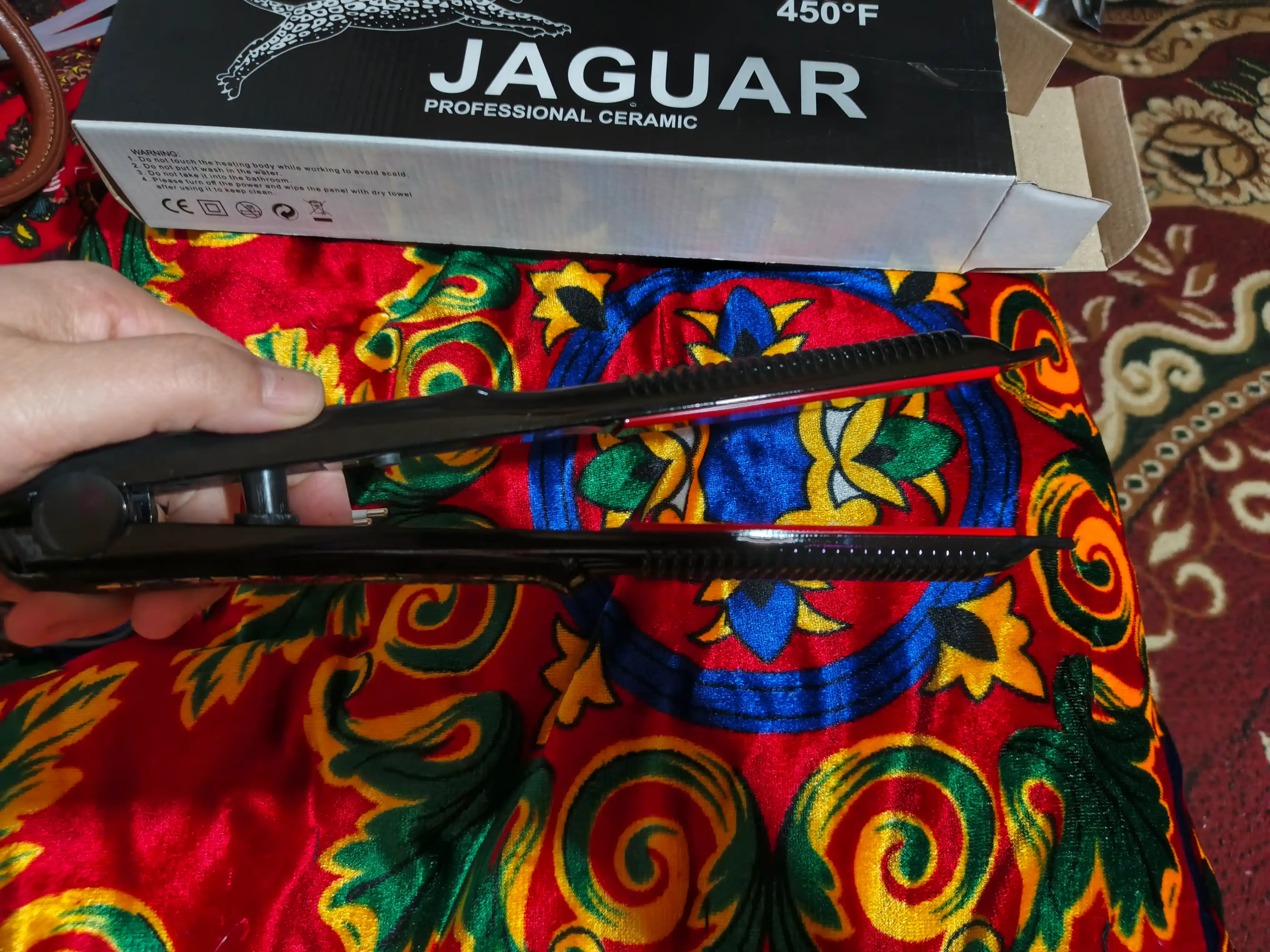 Профессиональный стайлер утюжок, гофре для волос Jaguar