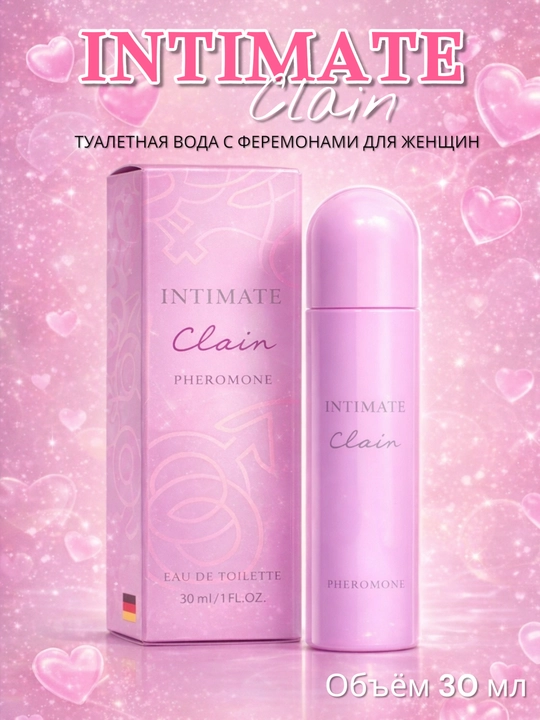 Xushbo'ylangan suv Intimate Pheromone, Fresh, Touch, Sweet, Clain, 30 ml