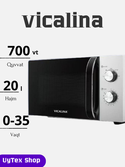 Vicalina MW печь 20 L 700 W VL-114D/115D/116D/122D – удобное управление — BETOVOY-VICALINEPECHLAR-КРЕМОВ