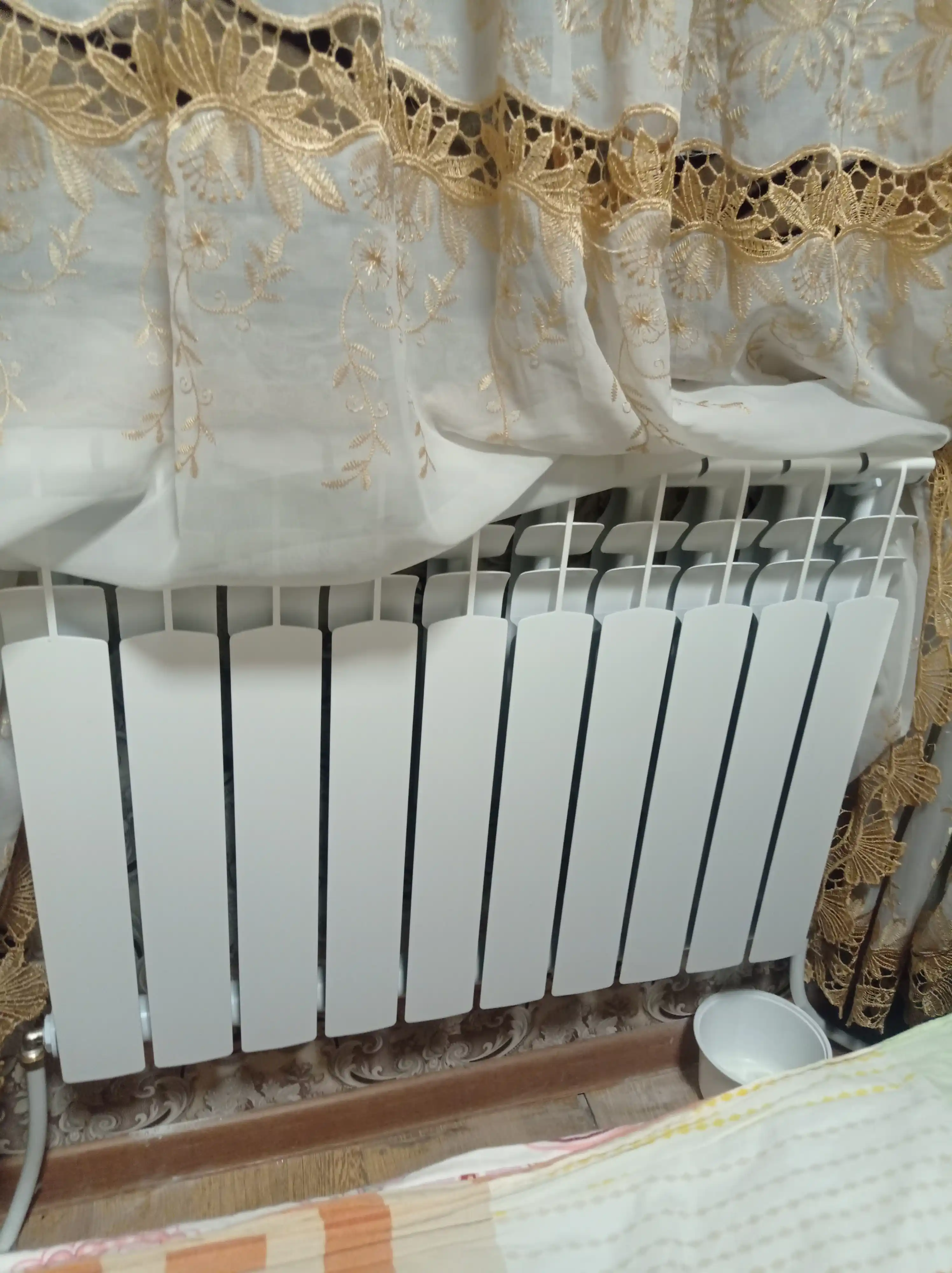 Bimetall radiator 10 seksiya, 500/80, isitish radiatori batareya, 20 bar, 10 yil kafolat