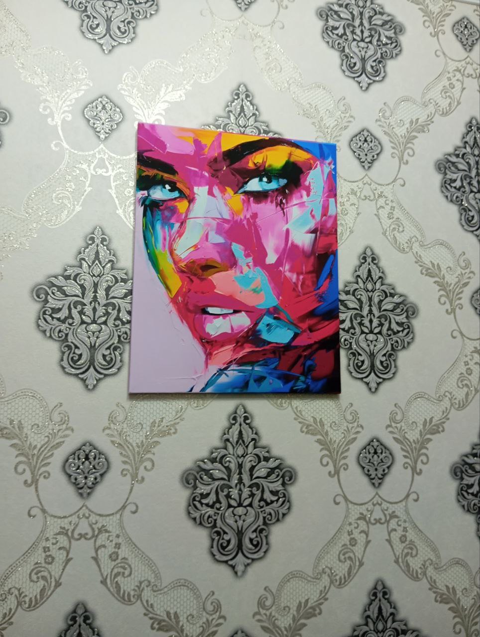 Interyer rasm ARTERY, holstga bosilgan kartina, yog‘och podramnikli poster, 40 × 50 sm