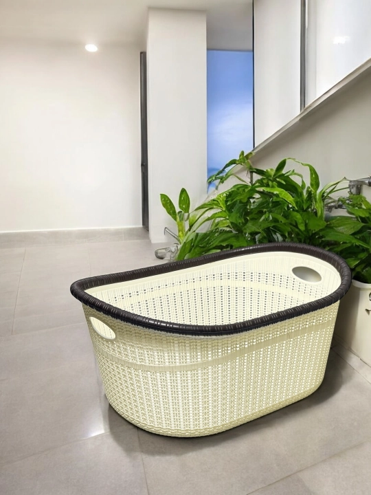 Kirlarni saqlash uchun korzinalar to'plami (komplekt 3 dona: 30l / 45l / 55l)
