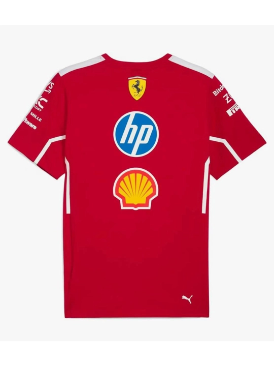 Футболка Formula 1 Scuderia Ferrari Puma, красная, спортивная, унисекс