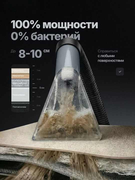 Портативный пылесос для точечной уборки AOTE AT-3016, пылесос для мойки, 1800 Вт