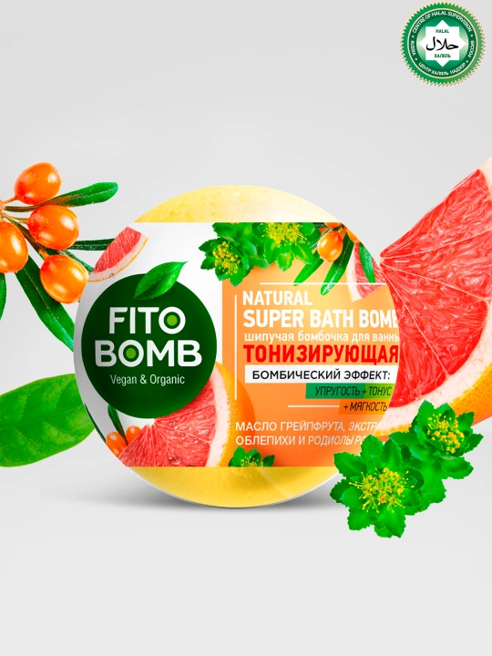 Tonik ko'pikli vanna uchun sharchalar Fito cosmetic, Fito Bomb, 110 g