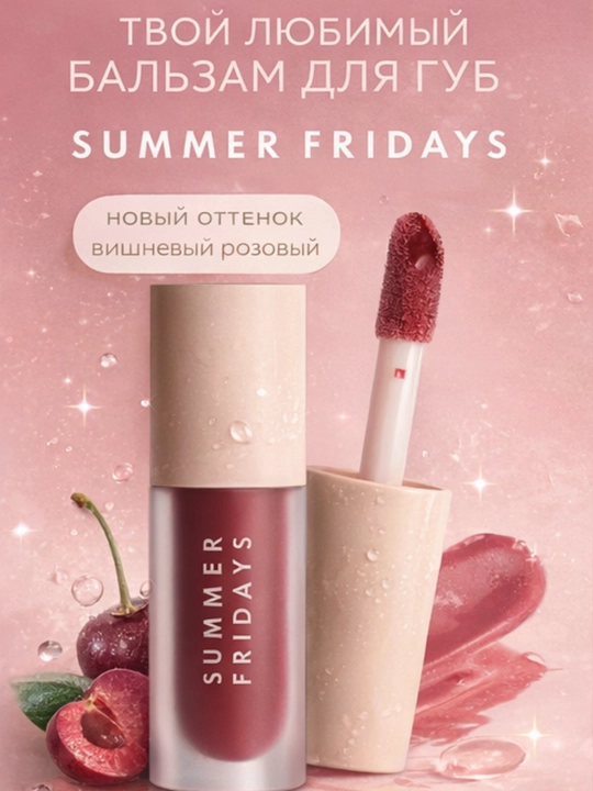 Увлажняющее масло для губ, уход за губами, натуральный блеск, Summer Fridays Lip Oil - 