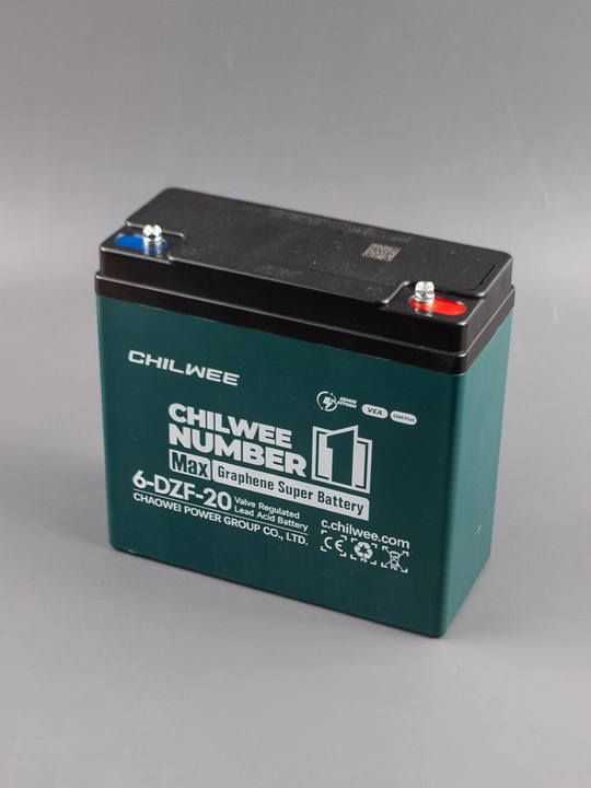 CHILWEE 6-DZF-20 akkumulyatori - elektr skuterlar uchun germetik 12V 20Ah quvvatga ega - 