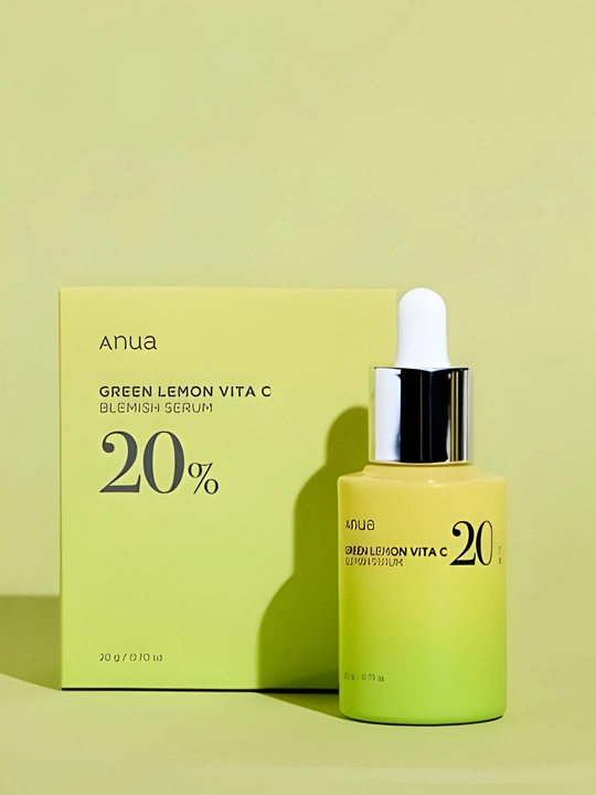 ANUA Green Lemon Vitamin C 20% – yuz uchun tiniqlashtiruvchi zardob