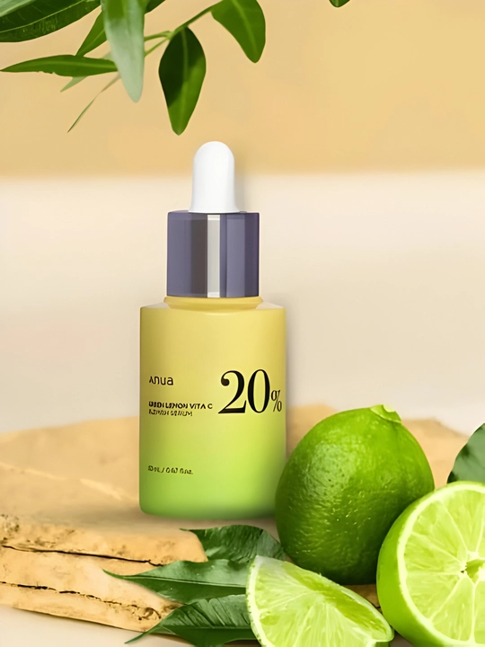 ANUA Green Lemon Vitamin C 20% – yuz uchun tiniqlashtiruvchi zardob - 