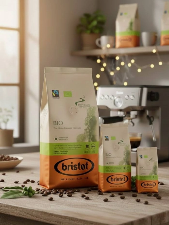 BRISTOT bio organic, qahva donlari, 1 kg