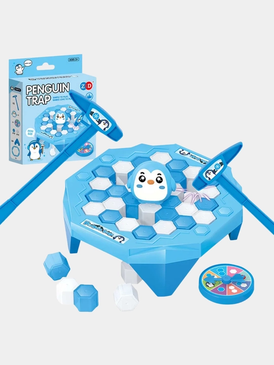 Игра Пингвин на льдине, головоломка, игрушка с молотками, настольная игра