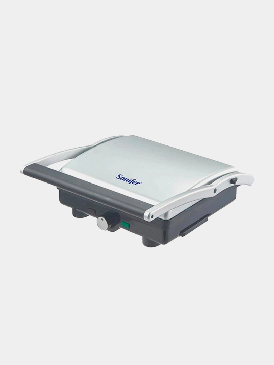 Sonifer SF-6052 elektr gril tosteri, 2000 Vt, uy uchun kontaktli gril