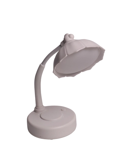 Настольная LED лампа с гибкой ножкой — BESTLM-ЗОНТИК-БЕЛЫЙ