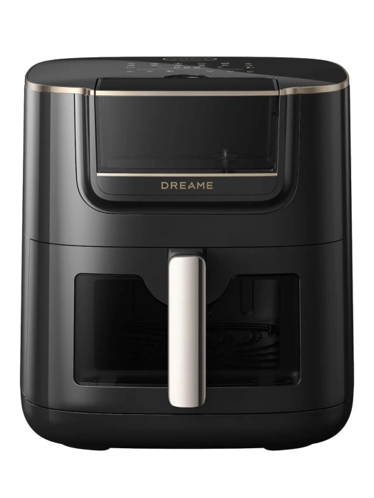 Dreame AF30 Black 7L aerogrill SmartSteam bug‘ texnologiyasi, 2300 Vt, keramika qoplama