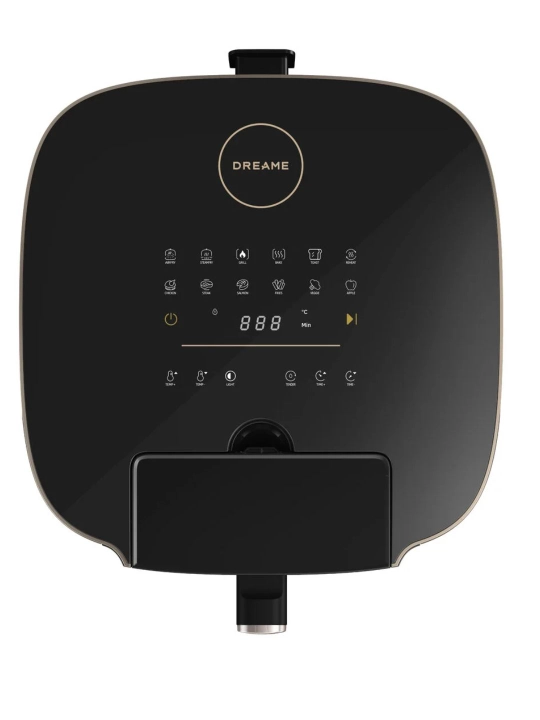 Dreame AF30 Black 7L aerogrill SmartSteam bug‘ texnologiyasi, 2300 Vt, keramika qoplama