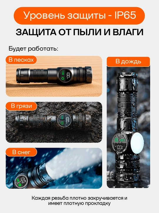 Mini LED fonar BX-P12 — suvga chidamli, taktik, sayohat va baliq ovlash uchun mos