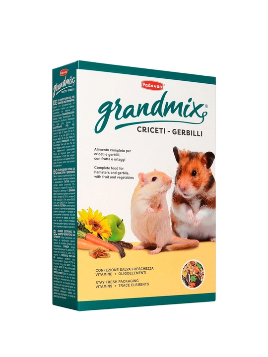 Grandmix Criceti, og‘maxonlar va qumsichqonlar uchun ozuqa 1kg - 