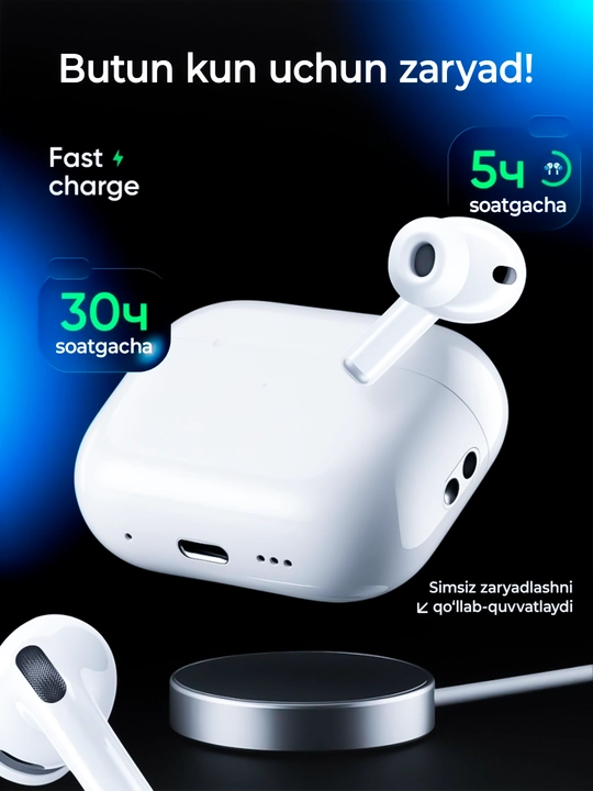 Pods pro 3 ANC, наушники беспроводные, беспроводные наушники, блютуз наушники