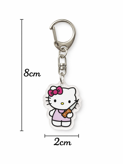 Брелок Hello Kitty — YUMEMAG-YUMEHEK-РОЗОВ