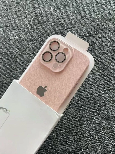 Чехол на iPhone 14, 15, 16, 17, Pro, Max, Plus, Air, цветной, кожаный