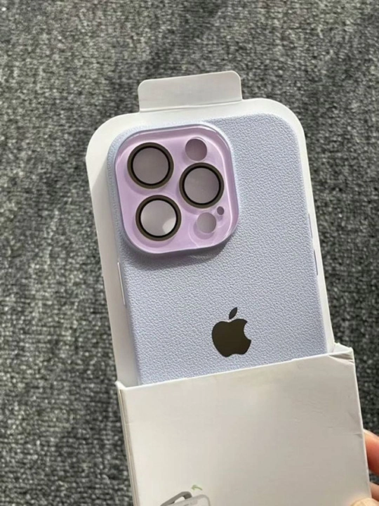 Чехол на iPhone 14, 15, 16, 17, Pro, Max, Plus, Air, цветной, кожаный - 