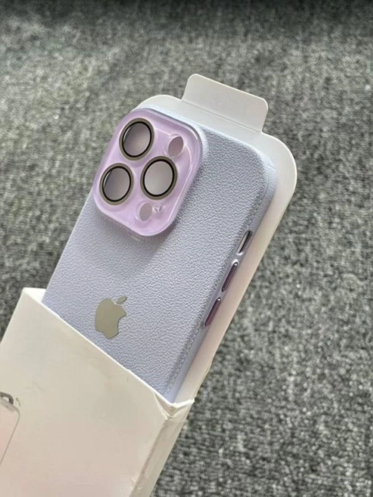Чехол на iPhone 14, 15, 16, 17, Pro, Max, Plus, Air, цветной, кожаный