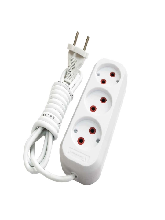 Universal elektr uzaytirgich, 3 ta rozetka, 3, 5, 8 metr