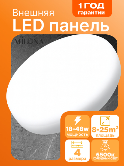 Люстра LED панель, светодиодная люстра, потолочный светильник, ярко белый свет - 