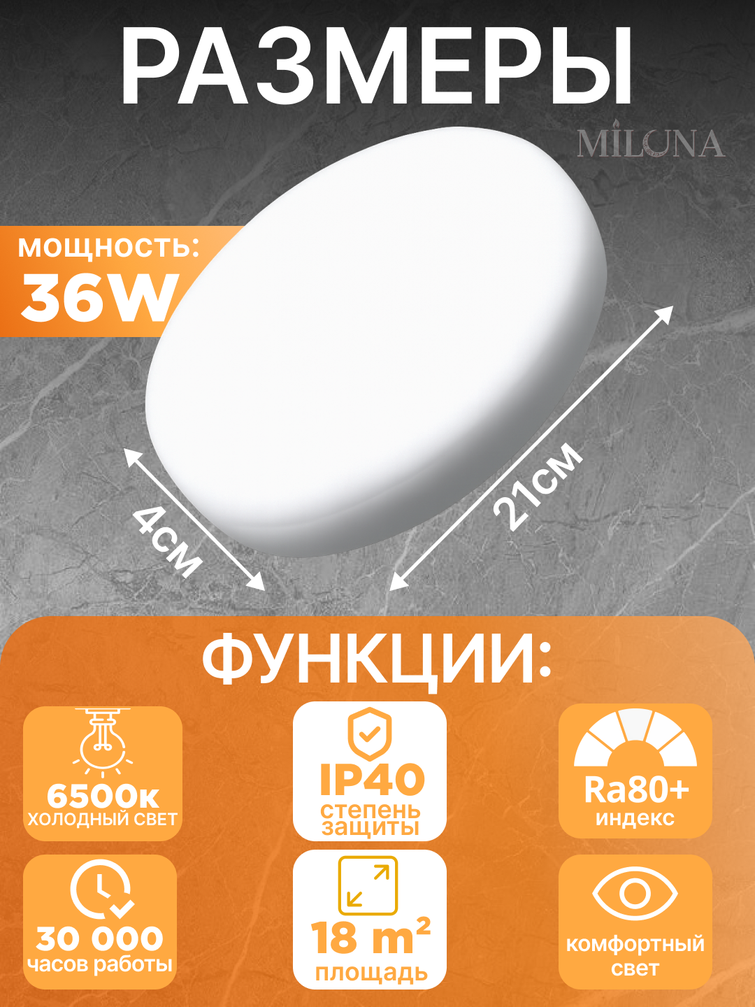 Люстра LED панель, светодиодная люстра, потолочный светильник, ярко белый свет