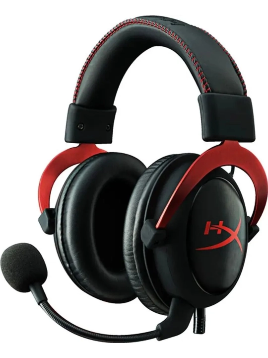 Проводные игровые наушники HyperX Cloud II, удобные и качественные накладные наушники