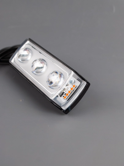 LED-прожектор для скутера и мотоцикла – универсальная дополнительная фара — MAXSCUT-SPOTLIGHT-АЛЫЙ