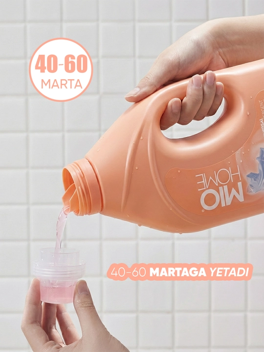 MIOHOME universal kir yuvish geli, avtomatik va qo‘lda yuvish uchun, 3 ta 1 da, 2 l
