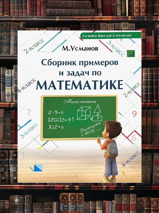 Сборник задач и примеров по математике. 2-4 класс. М. Усманов - 